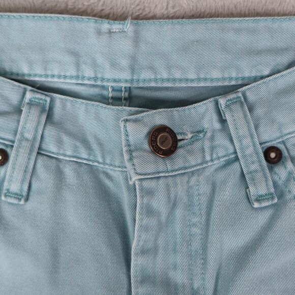 Riders Capri Womens 8P Petite Cropped Mid Rise Cotton Blue 131742H - Picture 3 of 8